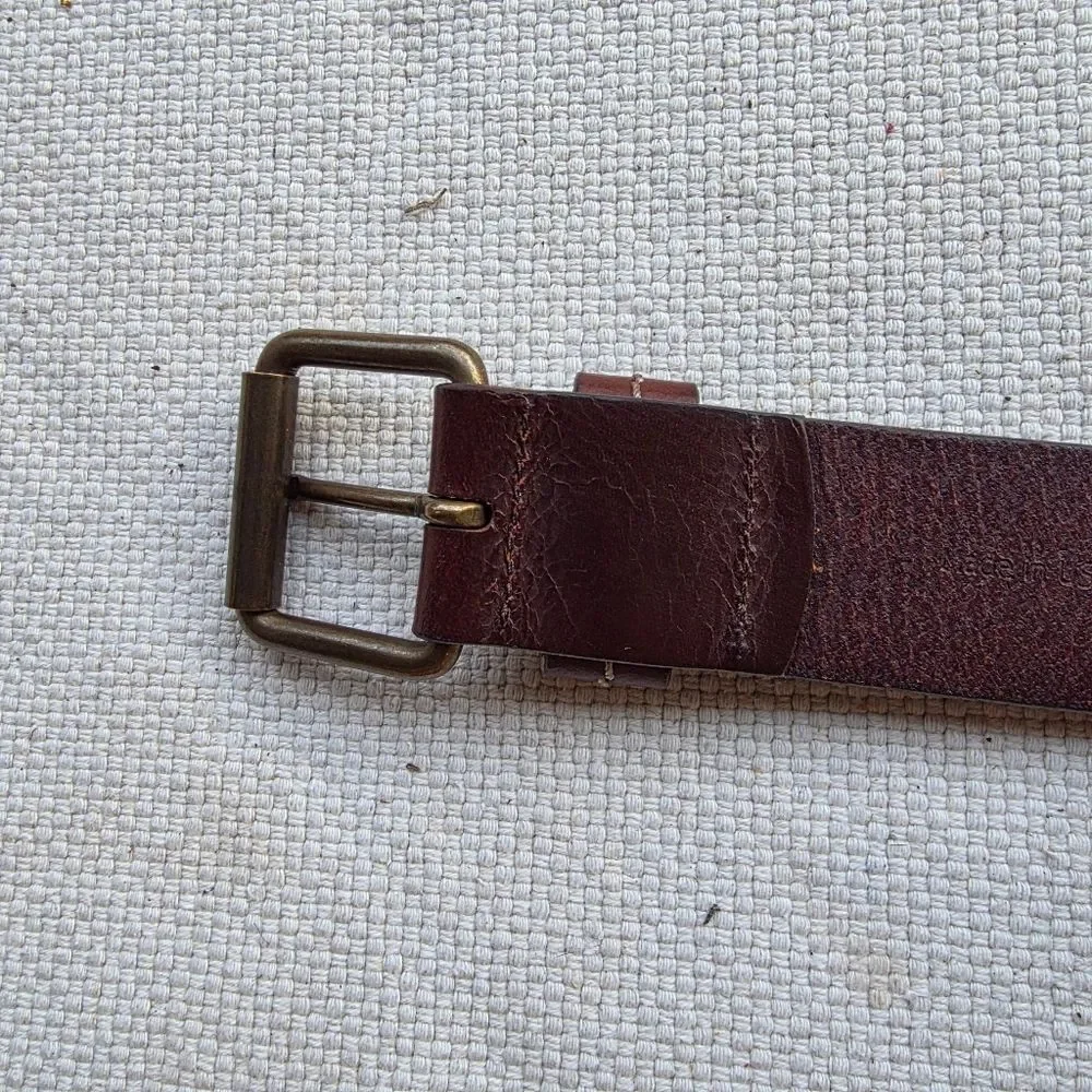 Allen Edmonds Brown Leather Belt
